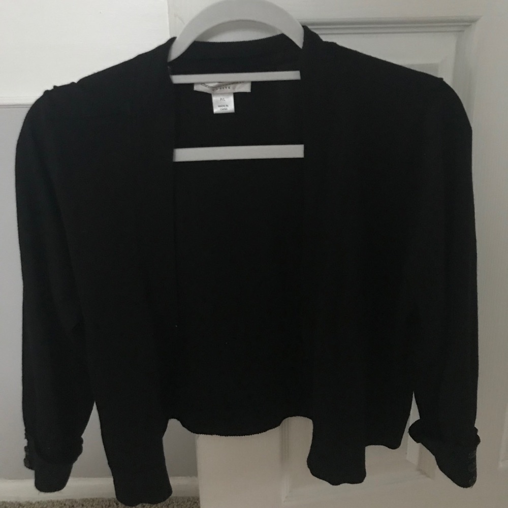 Black Christopher & Banks Cardigan